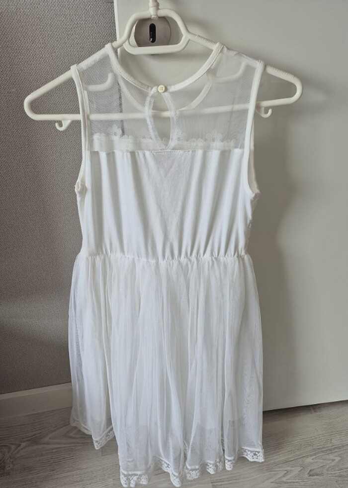 Lcwaikiki Beyaz Kız Elbisesi - Görsel 3