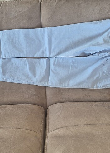 U.S.POLO ASSN markalı kız çocuk buz mavisi pantolon - Görsel 3