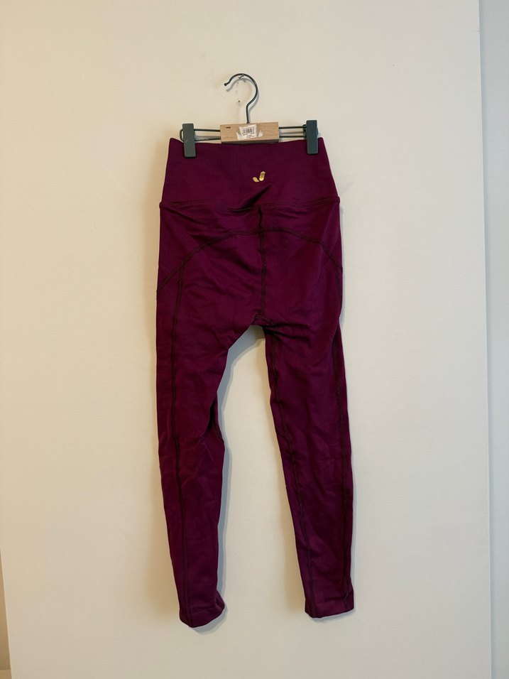 Jerf Bordo Dar Kesim Uzun Spor Tayt - Görsel 2