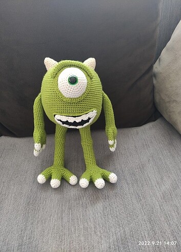 Sevimli canavarlar Mike amigurumi 