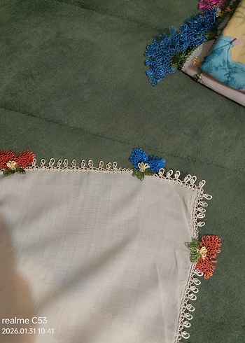 iğne oyası reyyan eşarp - Görsel 5