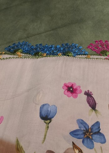 iğne oyası reyyan eşarp - Görsel 2