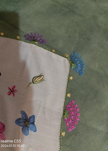 iğne oyası reyyan eşarp - Görsel 3