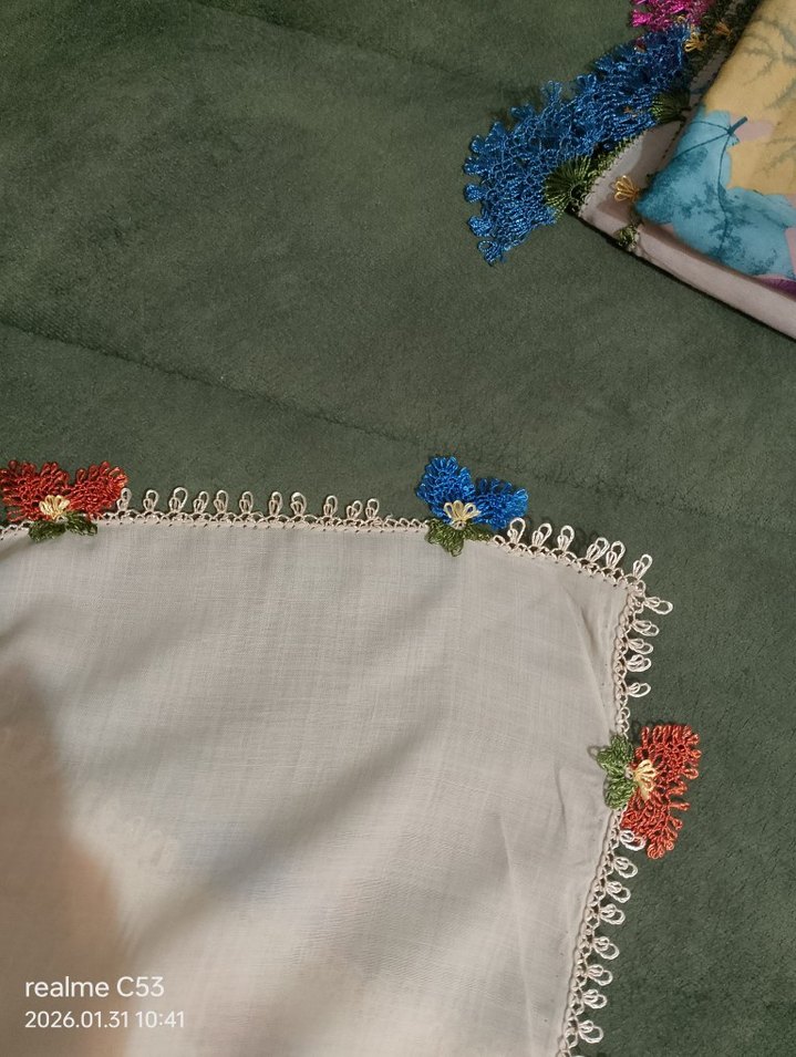 iğne oyası reyyan eşarp - Görsel 5