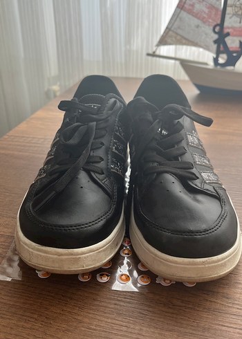 Adidas Adidas Siyah Desenli Spor Ayakkabı