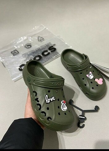 Yumuşak taban sıfır paketli crocs terlik