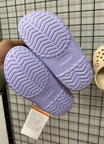 34 Beden mor Renk Yumuşak taban sıfır paketli crocs terlik
