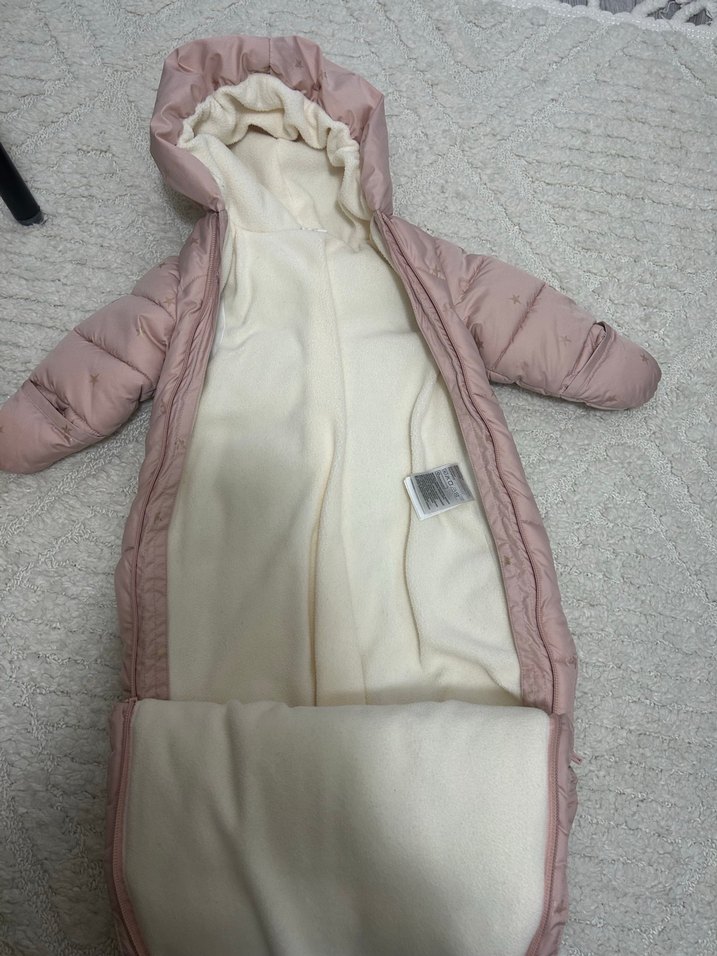 Peluş Detaylı Pembe Bebek Tulumu - Görsel 3