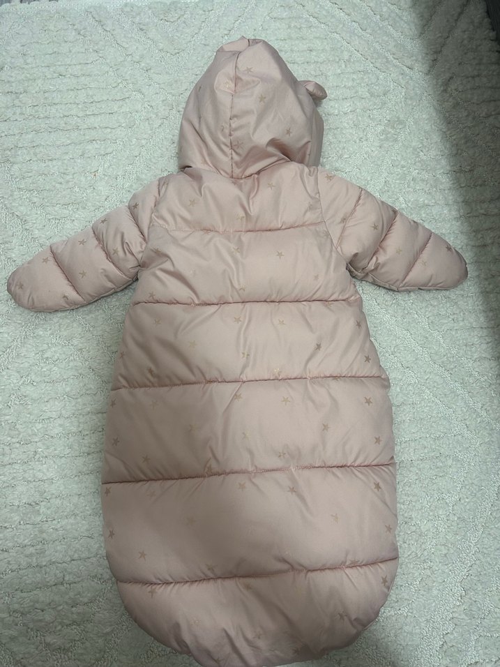 Peluş Detaylı Pembe Bebek Tulumu - Görsel 5