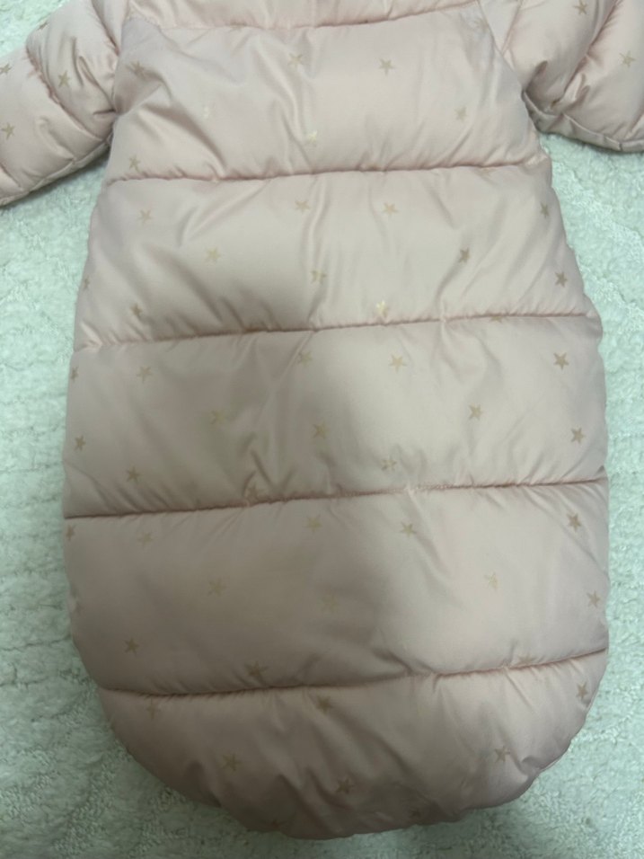 Peluş Detaylı Pembe Bebek Tulumu - Görsel 4