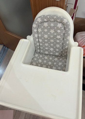 Beden Ikea Beyaz Gri Çocuk Mama Sandalyesi
