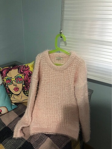 Pembe yünlü kazak