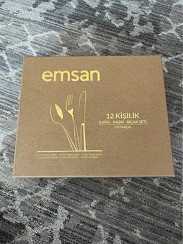 Emsan çatal bıçak kaşık seti