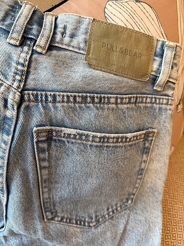 xs Beden Pullandbear yüksek bel pantolon