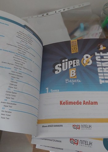  Süper B Başarı Türkçe Soru Kitabı 8. Sınıf