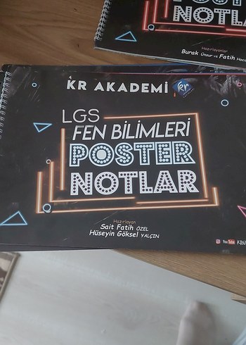 KR Akademi LGS Fen Bilimleri Poster Notlar