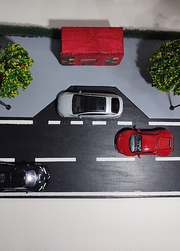 1/64 diorama ışıklı (araçlar dahil değildir)