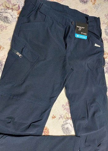 Columbia Erkek Lacivert Fermuarlı Dar Kesim Pantolon