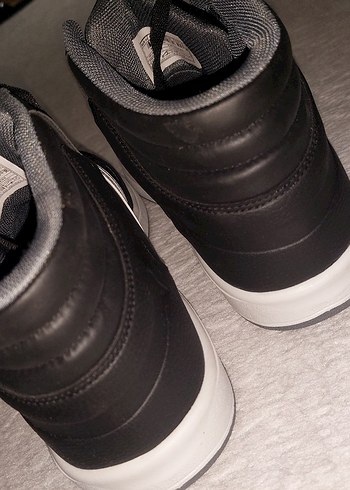 Siyah Beyaz Çizgili Erkek Spor Ayakkabı - Görsel 3