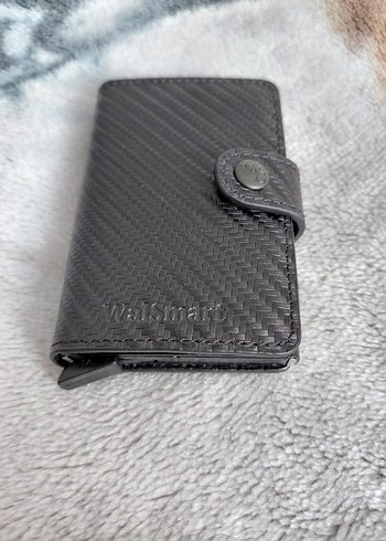 WalSmart RFID Bloklayıcı Mini Kartlık Cüzdan Siyah - Görsel 2