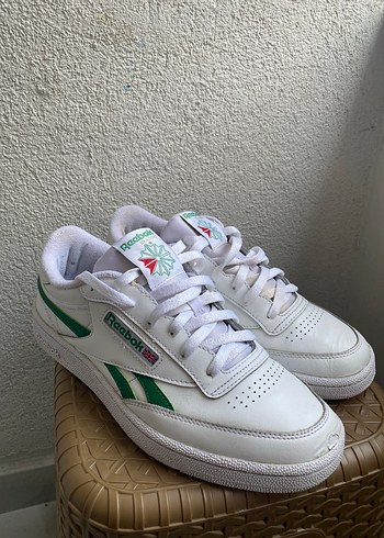 Beyaz Reebok c clup Spor Ayakkabı - Görsel 2
