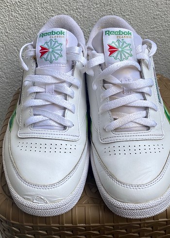 Beyaz Reebok c clup Spor Ayakkabı - Görsel 7