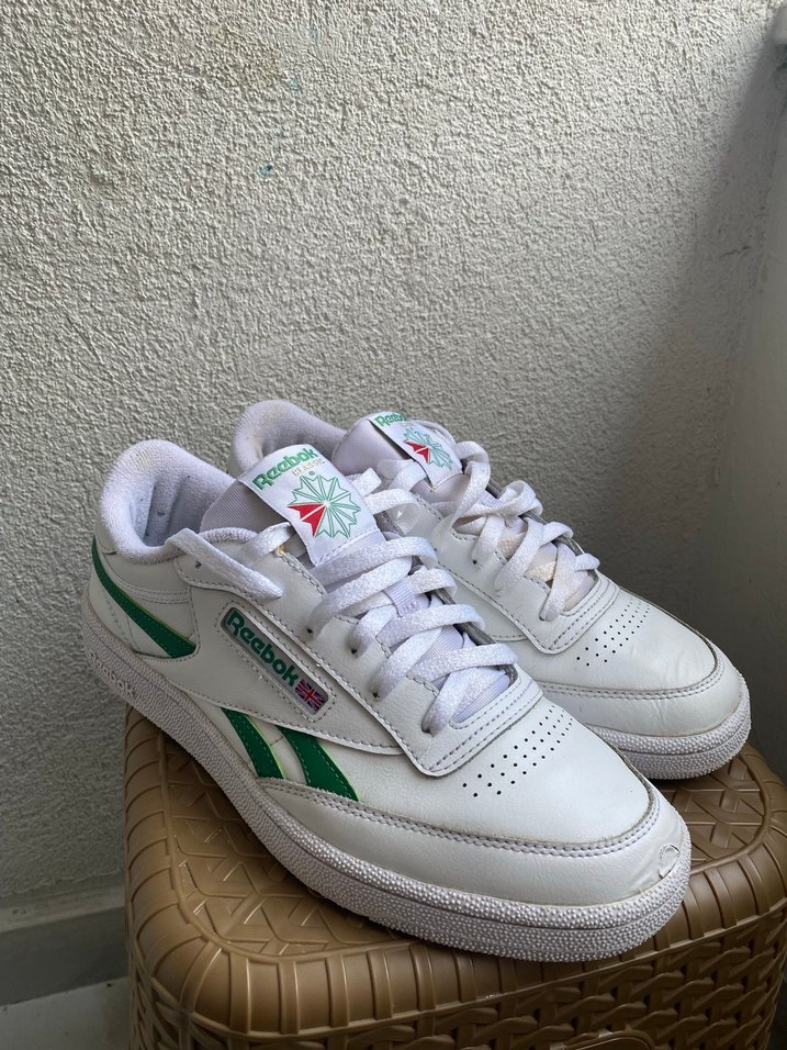 Beyaz Reebok c clup Spor Ayakkabı - Görsel 2