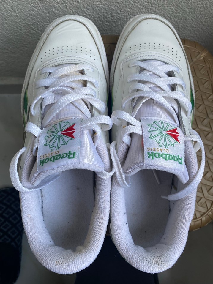 Beyaz Reebok c clup Spor Ayakkabı - Görsel 3