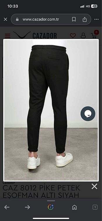 Cazador premium erkek pike eşofman altı - Görsel 3