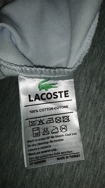 Lacoste tişört M beden - Görsel 7