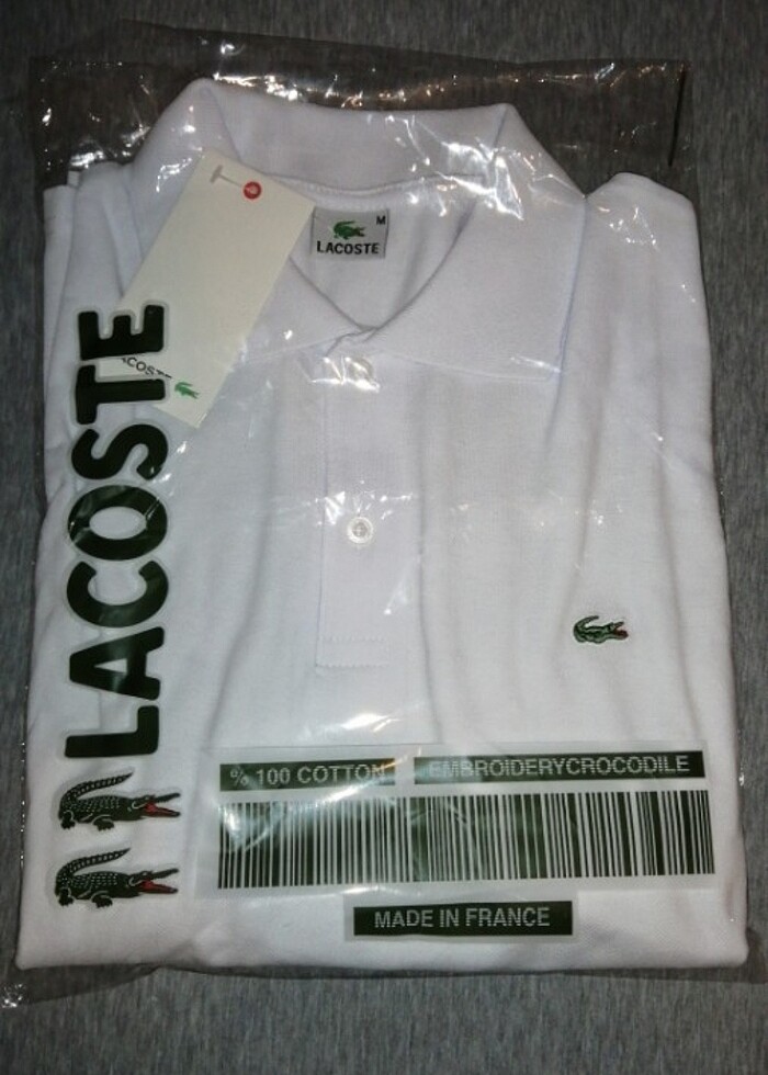 Lacoste tişört  M beden - Görsel 3