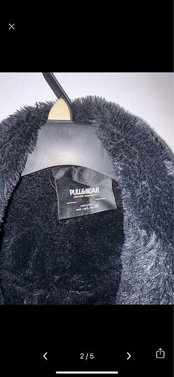 Pull and Bear Suni Kürk Biker Mont