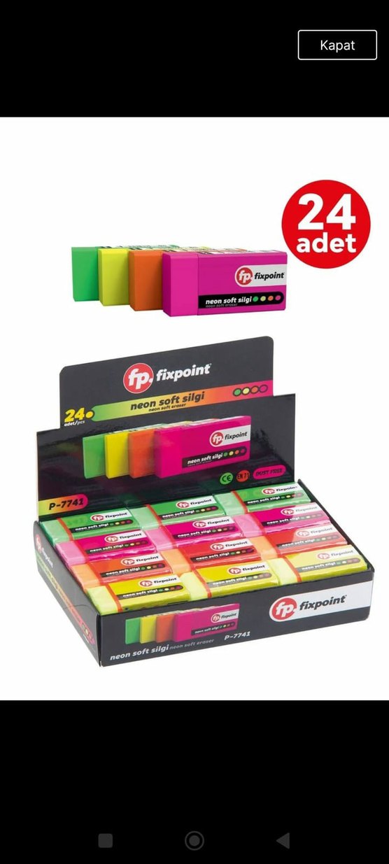 Faber-Castell Toz Bırakmayan Sınav Silgisi Mavi - Görsel 2