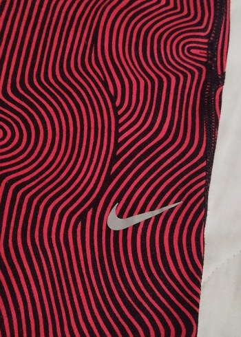 Renkli Baskılı Kırmızı Spor Tayt - Görsel 2