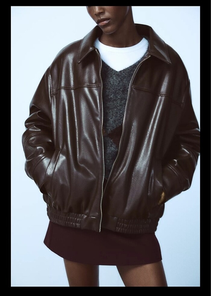 ZARA KAHVERENGİ CEKET - Görsel 5