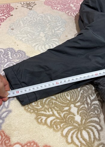 Koyu Gri Fermuarlı Bebek Kayak Tulumu - Görsel 12