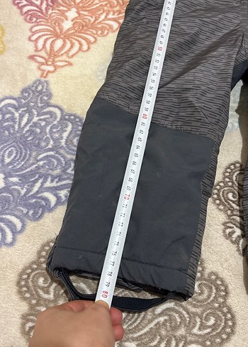 Koyu Gri Fermuarlı Bebek Kayak Tulumu - Görsel 7