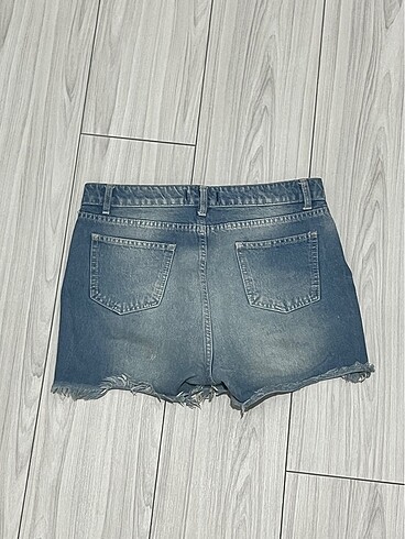 Diğer Yırtık Yüksek Bel Kot Şort