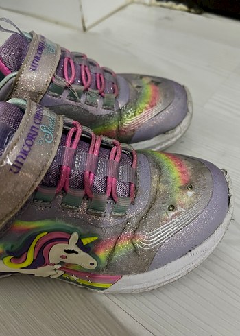 Kız Çocuk Çok Renkli Bağcıksız Spor Ayakkabı - Görsel 3