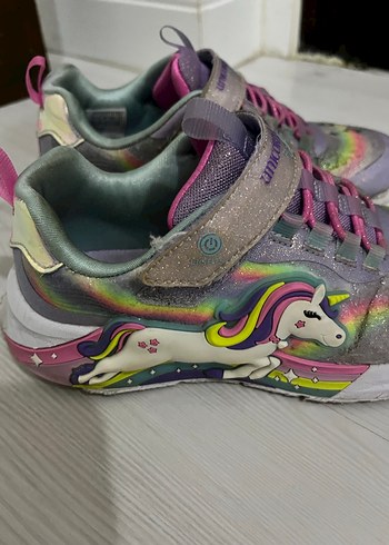 Kız Çocuk Çok Renkli Bağcıksız Spor Ayakkabı - Görsel 4