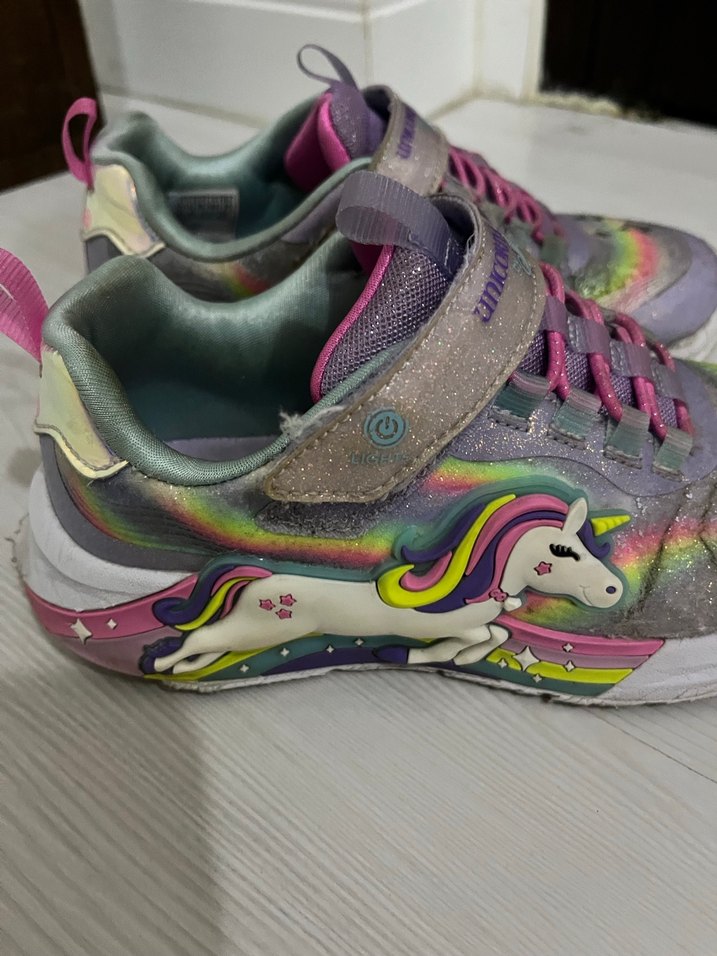 Kız Çocuk Çok Renkli Bağcıksız Spor Ayakkabı - Görsel 4