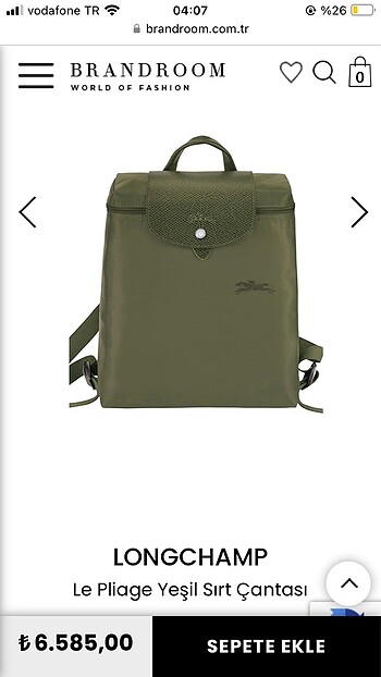 Longchamp Longchamp sırt çantası