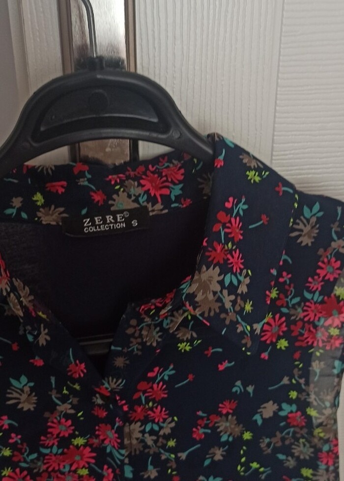 Şifon kolsuz gömlek  - Görsel 3