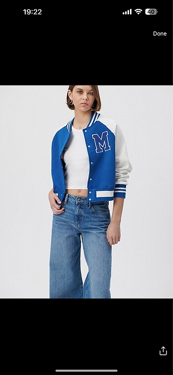 Mavi jeans mavi kolej ceket