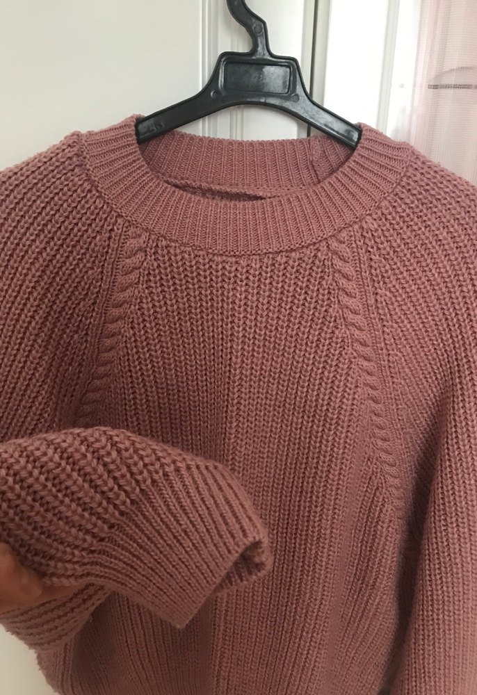 Bordo Triko Kadın Kazak - Görsel 3