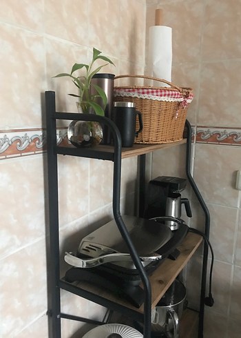 Endüstriyel Tarzda Mutfak Raf Ünitesi - Görsel 3