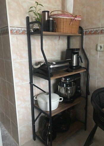 Endüstriyel Tarzda Mutfak Raf Ünitesi - Görsel 2