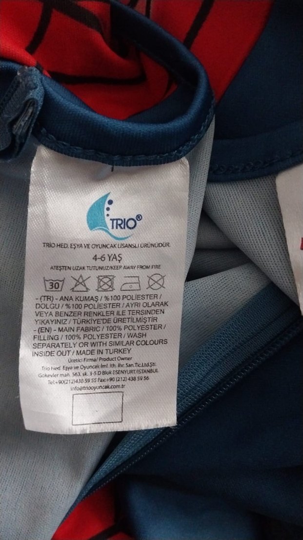 Trio Erkek Çocuk Spor Mont Etiketi - Görsel 2