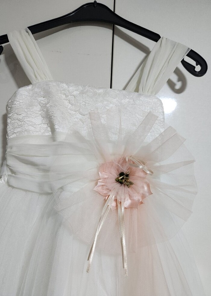 10 yaş özel dikim sıfır elbise - Görsel 3