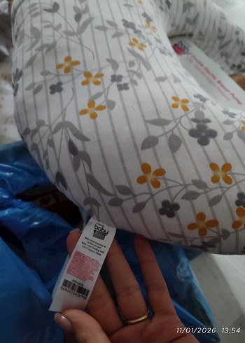 Gri Desenli Emzirme ve Hamilelik Yastığı - Görsel 2